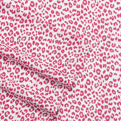 Miniatura 4 de Betsey Johnson - Sábanas de cama King, ropa de cama suave y ligera, resistente a la decoloración y a las arrugas (leopardo, King)