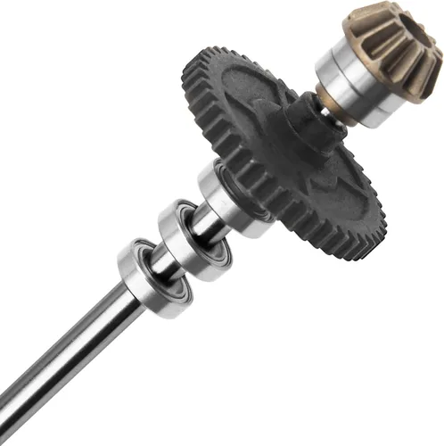 Miniatura 5 de Eje central de transmisión central de metal para automóvil a control remoto con engranaje de motor 27T, pieza de actualización compatible con Wltoys