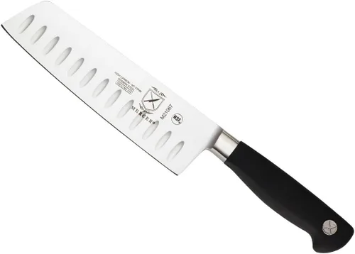 Miniatura 24 de Mercer Culinary M21076 Genesis Cuchillo de chef de 6 pulgadas con respaldo corto, negro