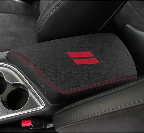 Miniatura 10 de YOSRTER para Accesorios de Dodge Challenger 2015 2016 2017 2018 2019 2020 2021 2022 2023 2024 Funda de Reposabrazos de Consola Central Caja