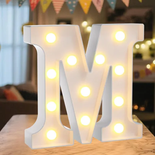 Miniatura 69 de Letrero de números con luz LED de marquesina, letrero de números de cumpleaños iluminado para decoración de fiesta de cumpleaños, pared de bar