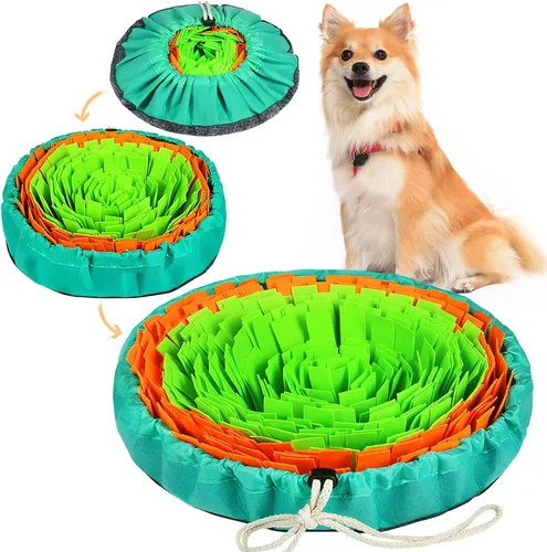 Vivifying Alfombrilla de olfateo para perros, juguetes interactivos de enriquecimiento para perros para aburrimiento y estimulación mental,
