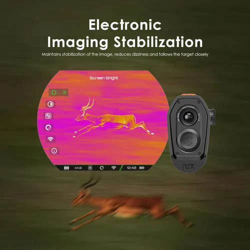 Miniatura 8 de RIX Pocket K2 Monocular Térmico Portátil para Caza, 256x192 (50Hz), Wi-Fi, Monocular de Visión Nocturna Manual