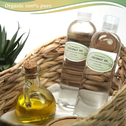 Miniatura 2 de Dr Adorable - 24 oz - Aceite de coco fraccionado - 100% puro orgánico natural (2 de 12 oz)