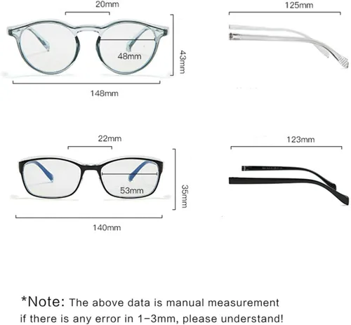 Miniatura 6 de willochra Paquete de 2 gafas de seguridad antivaho con protección lateral, bloqueo de luz azul, cómodas gafas de laboratorio transparentes