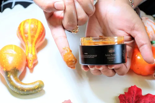 Miniatura 2 de L&I Apothecary 4 onzas líquidas Arista Pumpkin Enzyme Mask - Mascarilla exfoliante para tono desigual, líneas finas y opacidad. Máscara aclaradora.