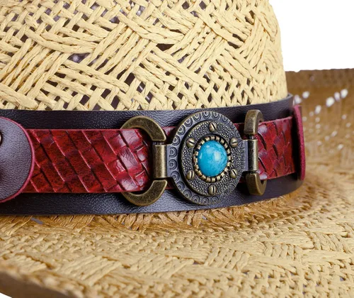 Miniatura 19 de Sombrero vaquero de paja con banda decorada, para disfraces de niños, de Simplicity