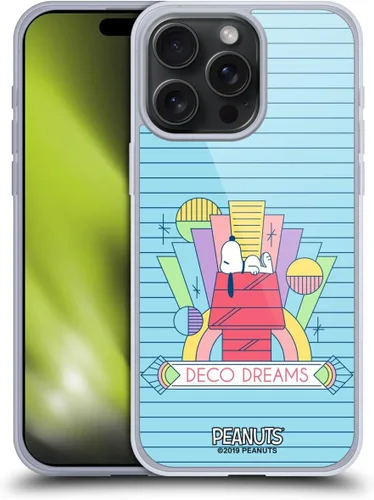 Miniatura 44 de Head Case Designs Snoopy Deco Dreams - Funda de gel suave con licencia oficial de Peanuts Blue Pattern compatible con Apple iPhone 7 Plus/iPhone 8