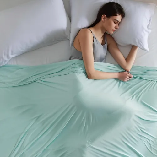 Miniatura 10 de Bedsure - Manta refrescante para personas que tienen calor al dormir, para habitación de niñas y niños, cobija fresca, ropa de cama ligera