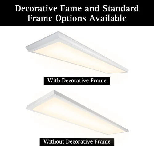Miniatura 5 de Panel de Luz de Techo de Montaje en Superficie Ultralux de 1x4 pies – Delgado, Iluminado por los Bordes, Panel Plano de Montaje al Ras para Cocina