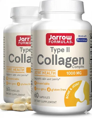 Miniatura 11 de Jarrow Formulas® Complejo de colágeno tipo II de 1000 mg suplementos, apoya la salud de la piel y las articulaciones, 60 cápsulas, suministro