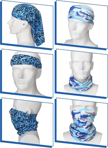 Miniatura 3 de 10 bandanas sin costuras, bufanda mágica, polaina para el cuello, sin costuras, a prueba de polvo, calentador de cuello