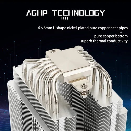 Miniatura 2 de Thermalright Peerless Assassin 120 - Enfriador de aire para CPU, 6 tubos de calor, ventiladores PWM duales de 4.724 in, 1550 rpm ± 10%, radiador