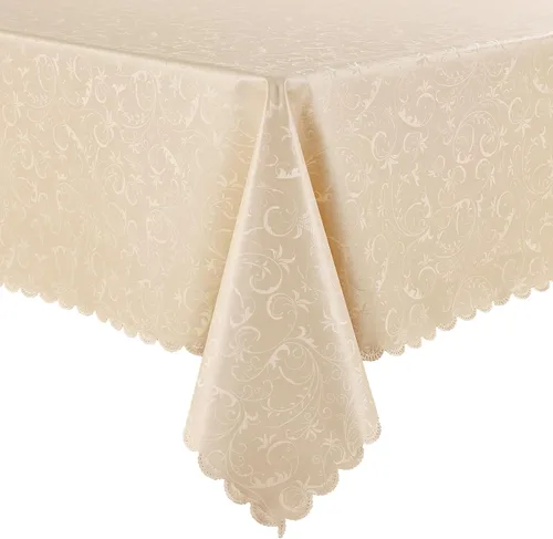 Miniatura 25 de Smiry Mantel cuadrado, mantel de vinilo resistente al agua, lavable, para cocina y comedor (azul bebé, 54 x 54 pulgadas)