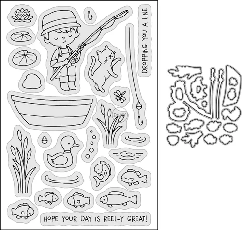 Miniatura 14 de DzIxY Bear Hedgehog Seal Fox Sellos transparentes y troqueles de corte de metal para hacer tarjetas, kit de papel para álbumes de recortes, 29