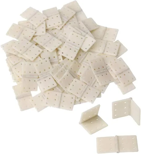 Miniatura 3 de Bisagras de nailon con clavijas para RC modelo avión, aeronave, tablero KT, modelo de ala fija, superficie de control de plano, 25 Uds