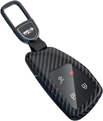 Miniatura 9 de ontto Funda para llavero de 5/6 botones para Buick Envision Avenir 2021 2022, carcasa frontal transparente de metal para Chevrolet Suburban Tahoe