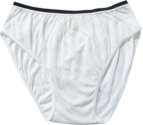Miniatura 2 de 20 Packs Mens Cotton Disposable Underwear Panties Portable Briefs for Travel Fitness Hotel Spa Hospital Stays