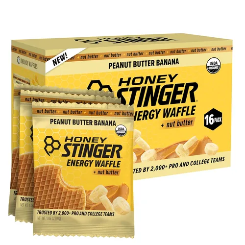 Miniatura 27 de Honey Stinger Gofre de Mantequilla de Maní Orgánica, Stroopwafel Energético para Ejercicio, Resistencia y Rendimiento, Nutrición Deportiva