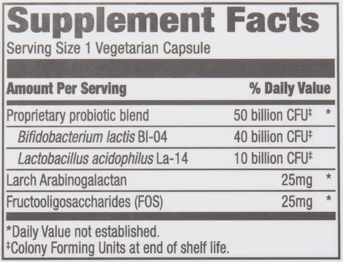 Miniatura 7 de Amazon Elements Una mezcla diaria de probióticos para adultos, apoya el colon saludable y la función inmunológica, 50 mil millones de UFC (2 cepas)