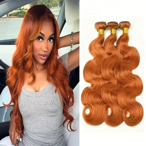 Miniatura 161 de Color 30 paquetes de cabello humano marrón onda del cuerpo paquetes 8 10 12 pulgadas brasileño virgen Remy extensiones de cabello humano doble trama