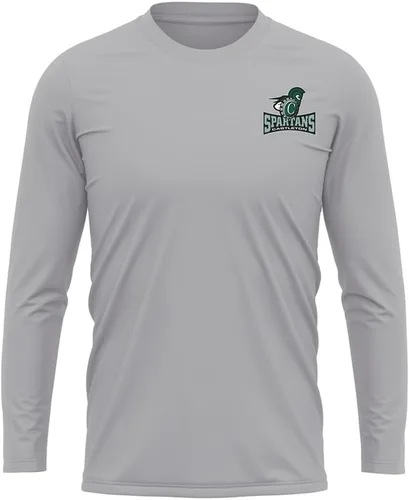 Miniatura 81 de Camisa deportiva de manga larga oficial de la NCAA Collegiate para hombre, con logotipo en el pecho izquierdo, colección Athletic Heather