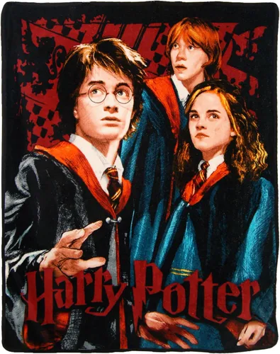 Miniatura 15 de Northwest Manta de micro Raschel de Harry Potter, ligera y transpirable para sofá, acogedora para todas las estaciones, 46 x 60 pulgadas, bandera