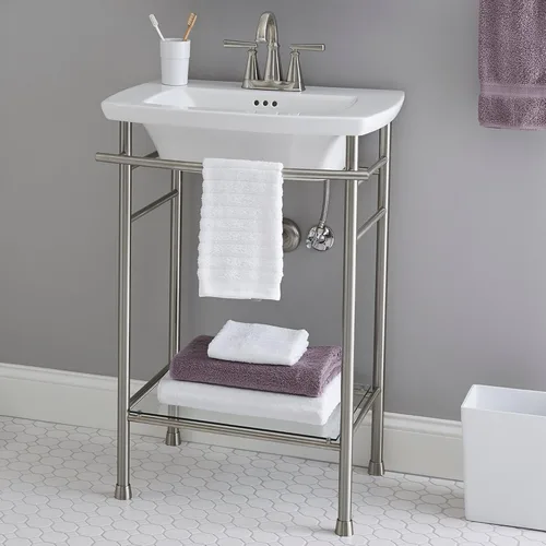 Miniatura 4 de American Standard 8719000.002 Edgemere - Patas de mesa para consola, cromadas