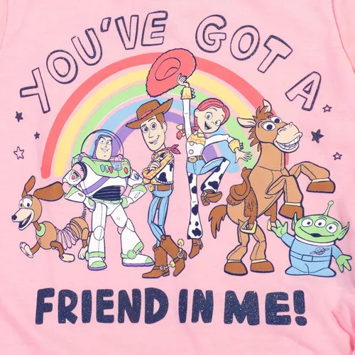 Miniatura 6 de Disney Lion King Toy Story Moana Simba Nala Jessie Woody - Conjunto de camiseta y pantalones cortos de bicicleta para niñas