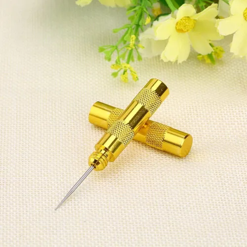 Miniatura 4 de Kit de herramientas de reparación de boquilla de pistola de pulverización de aerógrafo, 11 uds., juego de cepillos de aguja de acero inoxidable