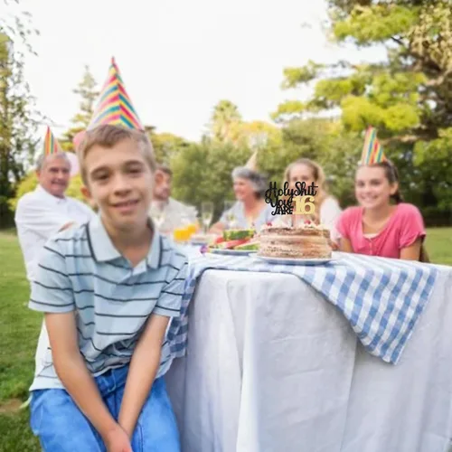 Miniatura 7 de 1 pieza de decoración para tartas con purpurina de 16 años con purpurina para tartas de 16 cumpleaños, dulces de 16 años de 16 a 16 años