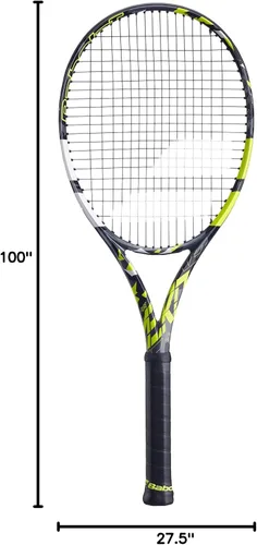 Miniatura 6 de Babolat Raqueta de tenis Pure Aero Plus ensartada con Syn Gut a tensión de rango medio