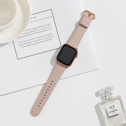 Miniatura 4 de WFEAGL Compatible con Apple Watch Band 41mm 40mm 38mm 42mm (series 11 10) para Mujer, Correa de Cuero Genuino de Alta Calidad para iWatch SE 3 2 1