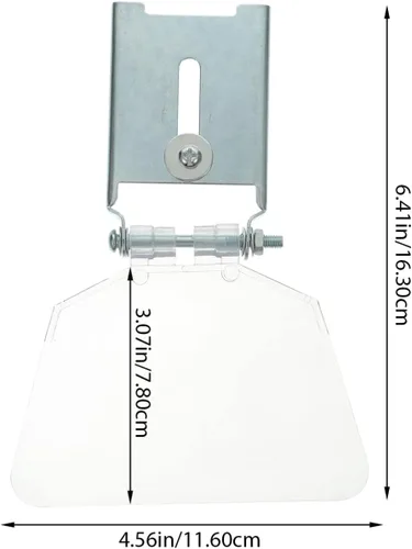 Miniatura 7 de 2 piezas para banca, protectores de banco, seguridad de banco, accesorios de fijación de escudo de acero inoxidable, protector de herramientas