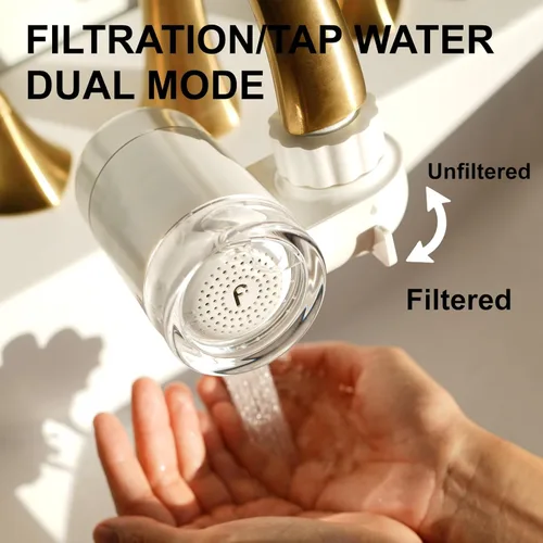Miniatura 8 de Filtro para Cuidado de la Piel Filterbaby 2.0, Filtro para Lavabo de Baño para el Cuidado de la Piel, Eliminación del 99.9% del Cloro - 0,000001 mm
