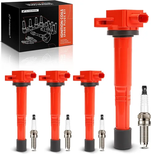 Miniatura 9 de A-Premium Juego de 4 paquetes de bobinas de encendido y bujías de iridio compatibles con Honda CR-V 2010-2014, Civic 2012-2015, Accord 2008-2012
