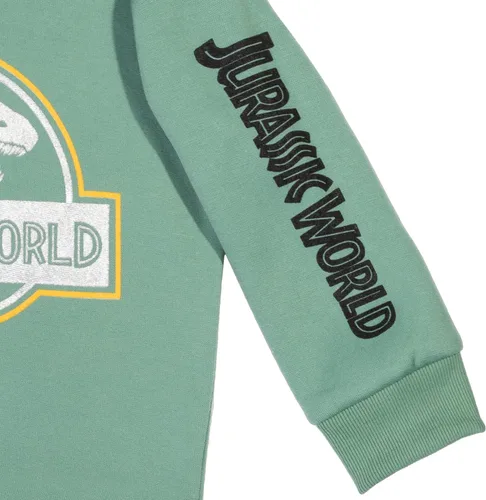 Miniatura 6 de Jurassic World Sudadera con capucha de forro polar para niñas de dinosaurio a niño grande