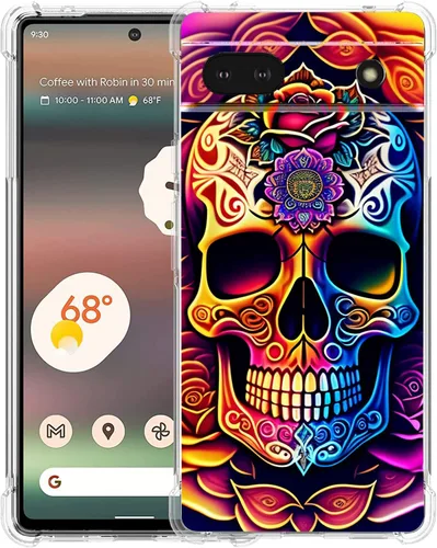 Miniatura 7 de Pixel 6a - Funda protectora de poliuretano termoplástico (TPU) resistente a los arañazos y a prueba de golpes para Google Pixel 6a