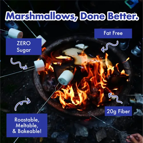 Miniatura 6 de ChocZero Malvaviscos, sin azúcar, alto en fibra, sin gluten, horneado bajo en carbohidratos, keto, sin alcoholes de azúcar, 10.5 onzas (paquete de 1)