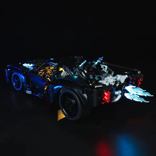 Miniatura 4 de Kyglaring Juego de luces LED compatibles con Lego Technic The Batman – Batmobile 42127 Kit de construcción – sin juego de Lego (versión clásica)