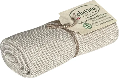 Miniatura 5 de Solwang Toallas de mano de cocina de algodón danés 100% algodón orgánico, hechas en la India (amarillo brillante orgánico)