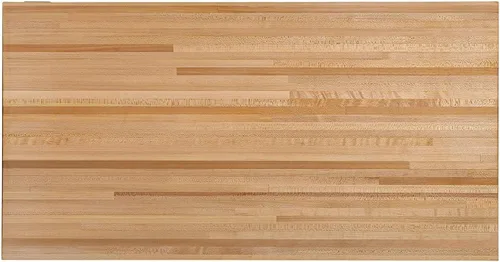 Miniatura 10 de CONSDAN Encimera de bloque de carnicero, 12 x 25 pulgadas, madera dura de arce macizo cultivada en Estados Unidos, para isla de cocina, lavandería