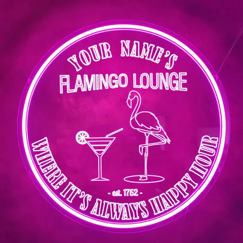 Miniatura 10 de Letrero de neón personalizado para bar de cócteles, regulable, con nombre personalizado, para cócteles de neón del año EST, letrero iluminado
