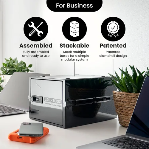 Miniatura 8 de Lockabox One™ Caja de almacenamiento compacta e higiénica con cerradura para alimentos, medicamentos, tecnología y seguridad en el hogar
