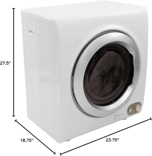 Miniatura 7 de Avanti Secadora de ropa compacta y portátil de carga frontal para lavandería, ajustes de secado automático y temporizado, antiarrugas, capacidad