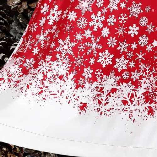 Miniatura 6 de CAROMIO Cortinas de Navidad de 52 x 84 pulgadas para sala de estar, decoración de copos de nieve con ojales, cortinas de oscurecimiento