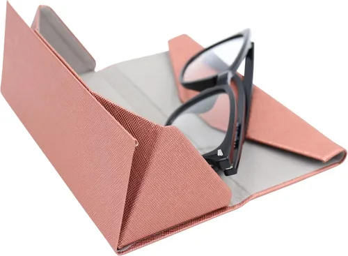 Miniatura 169 de Real Sic Funda para lentes de sol para hombres y mujeres, soporte magnético plegable para lentes de sol, inspirado en el color sólido