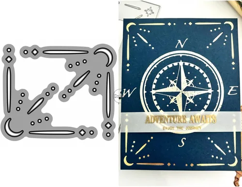 Miniatura 19 de DzIxY Juego de troqueles de corte de metal de encaje con flores antiguas para hacer tarjetas, juegos de troqueles de papel de gofrado, plantillas