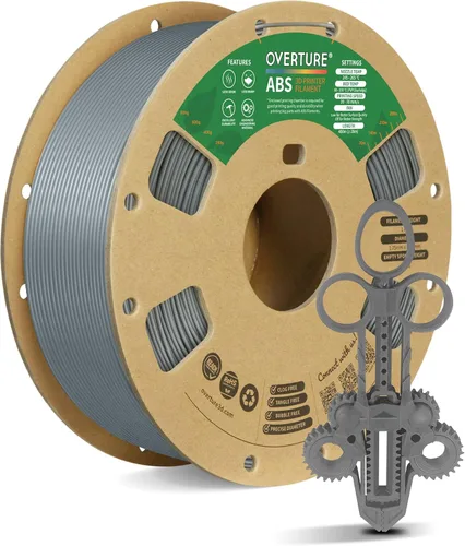 Miniatura 15 de OVERTURE Filamento ABS 1.75mm, filamento para impresora 3D de alta resistencia y resistente al calor, baja deformación, excelente durabilidad, ABS
