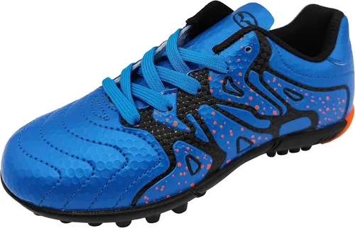Zapatos de fútbol para niños con cordones, zapatos deportivos de fútbol para jóvenes, informales, al aire libre, suelo firme (niño pequeñoniño